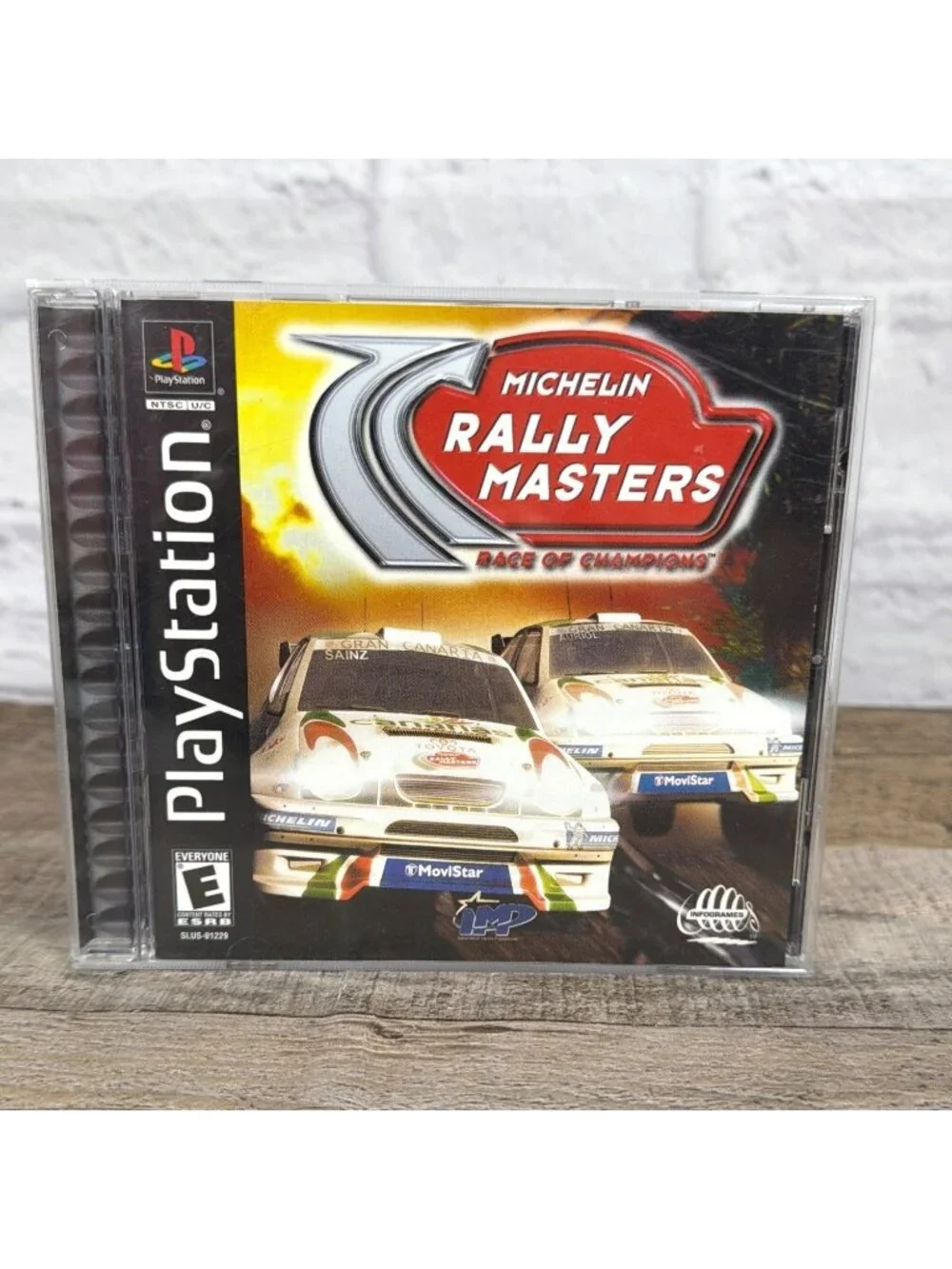 Vintage Michelin Rally Masters Race Champions PlayStation PS1 Video Tested CIB
